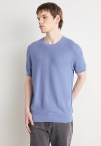 BOSS DALON - T-shirt basic - open blue
