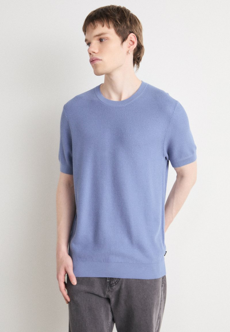 BOSS DALON - T-shirt basic - open blue