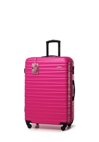 WITTCHEN LARGE SUITCASE WITH LUGGAGE TAG FROM ABS - Valise à roulettes - pink