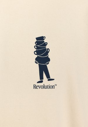 REVOLUTION, REVOLUTION PRINTED CREWNECK - Sweater - offwhite