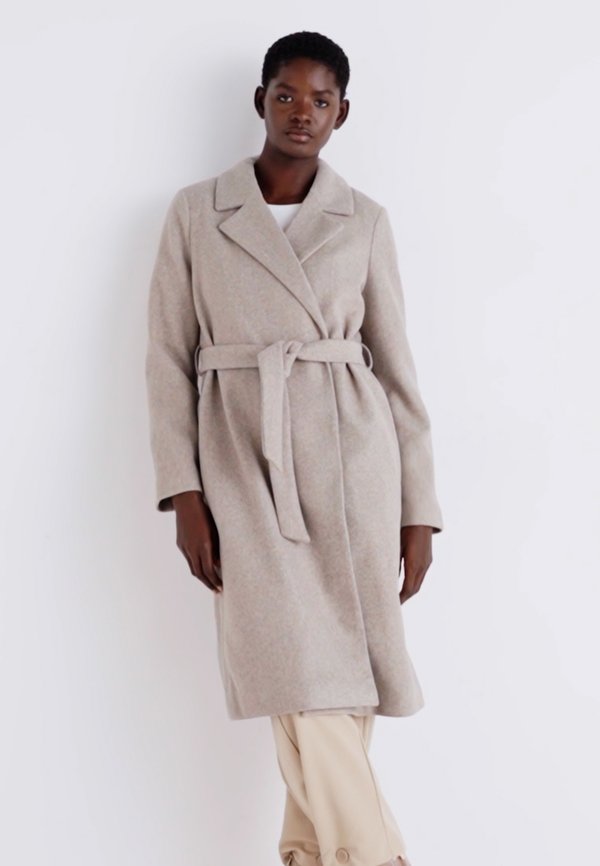 ONLALVILDA LIFE WRAP - Classic coat - simply taupe4