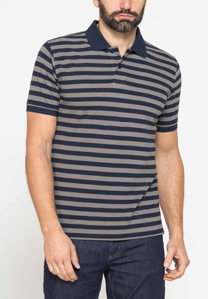Carrera Jeans, STRIPED POLO - Polo - blue and grey striped pattern