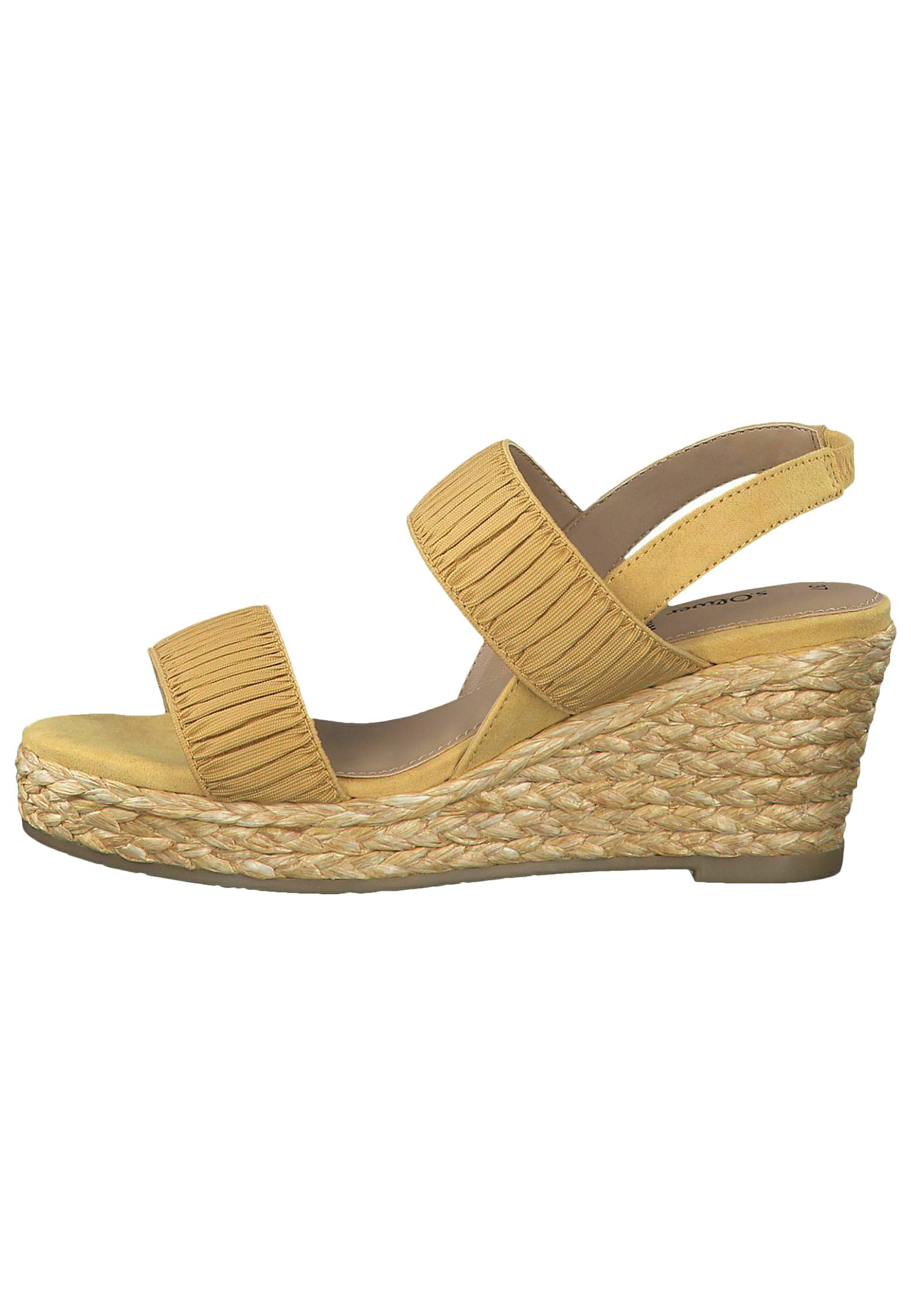 s.Oliver Sandalen met sleehak - yellow/geel - Zalando.nl