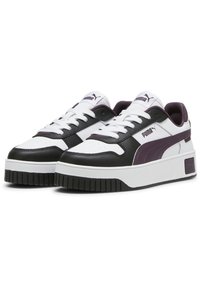 Puma CARINA STREET - Sneakers basse - white/midnight plum/black