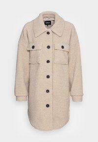 ONLY ONLNEWCAMILLA TEDDY SHACKET CC OTW - Casaco de inverno - oatmeal