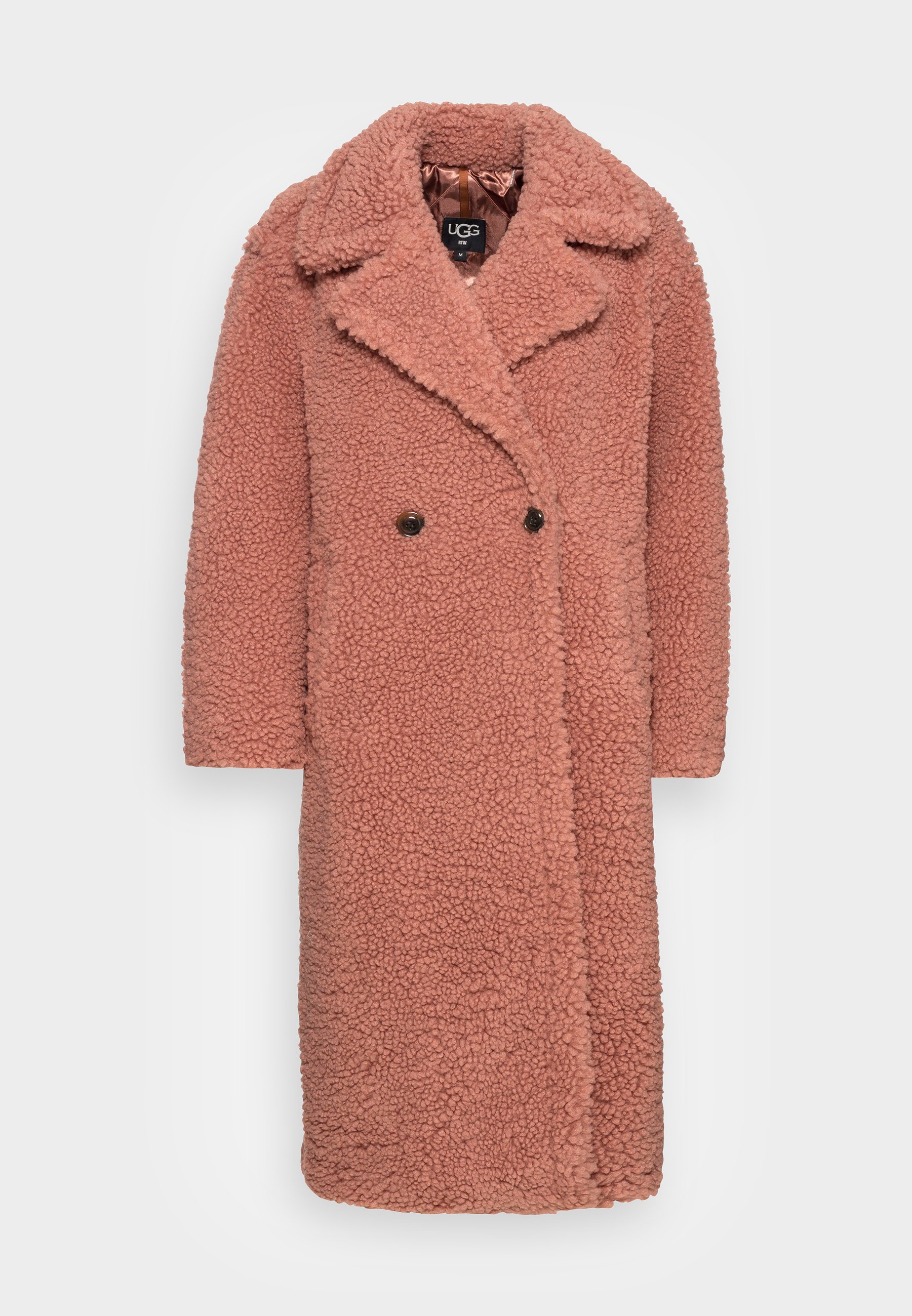 UGG GERTRUDE LONG COAT - Abrigo de invierno - firewood/marrón - Zalando.es