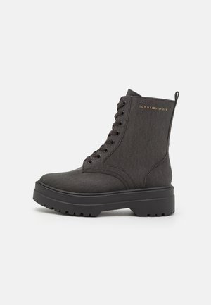 Bottines à plateau - black