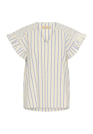 Culture, CUSELLA - Blúz - white blue yellow stripe