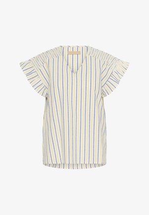 Culture, CUSELLA - Blúz - white blue yellow stripe