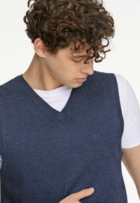 Lindbergh SLIPOVER - Strickpullover - navy mix