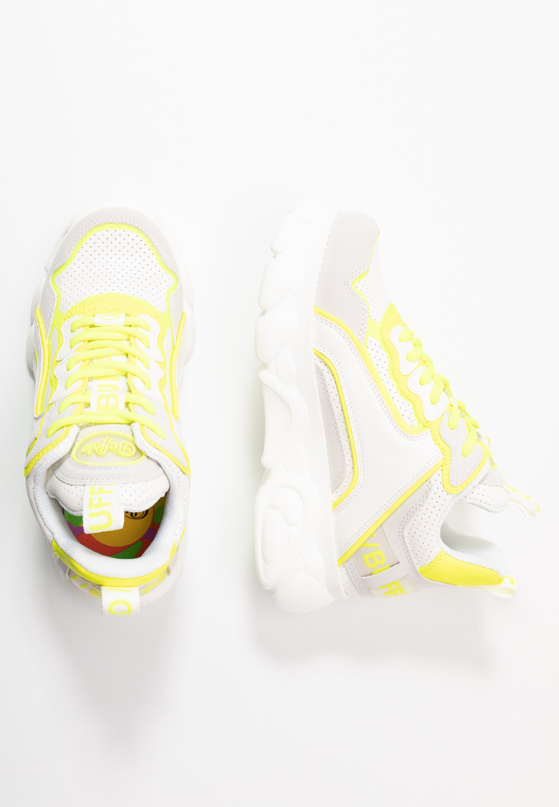 Buffalo CHAI Joggesko whiteneon yellow Zalando.no Buffalo CHAI Joggesko whiteneon yellow Zalando.no