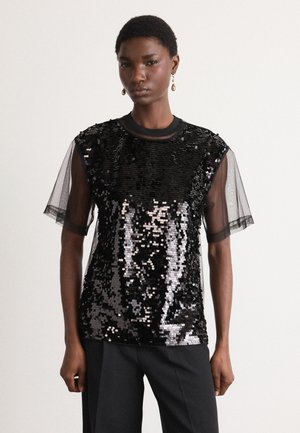 LAYERED SHIRT - Blūze - black
