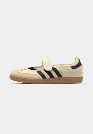 adidas Originals SAMBA JANE - Ankle strap ballet pumps - cream white/core black