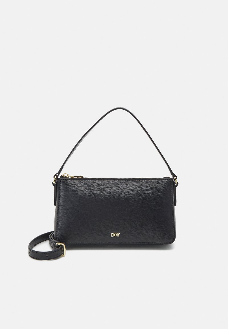 DKNY IRINA DEMI Across body bag black/gold/black Zalando.de