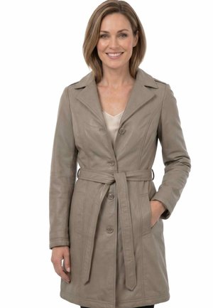 Lederjacken24, AZRA - Lederjacke - dark sand