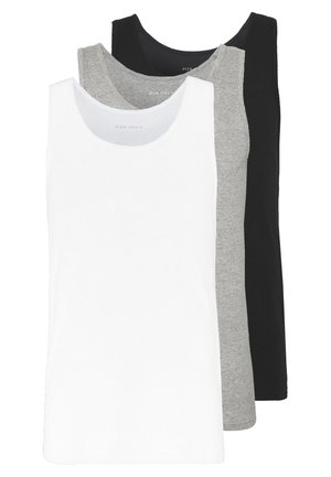 Pier One 3 PACK - Top - white/black