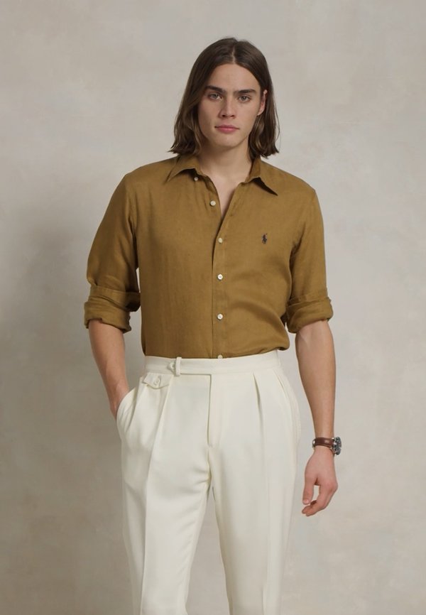 CUSTOM FIT LINEN SHIRT - Shirt - sandsurf3