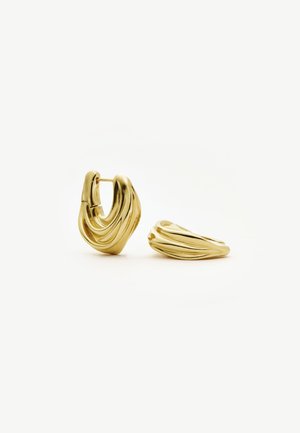 Missoma, MARK GONG DRAPED SMALL HOOP EARRINGS - Ohrringe - gold-coloured