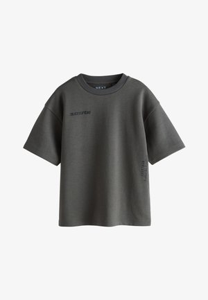 Next, REGULAR FIT - GRAPHIC HEAVYWEIGHT SHORT SLEEVE T-SHIRT - Trükipildiga T-särk - charcoal grey