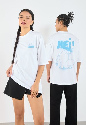 UNISEX - Print T-shirt - true white