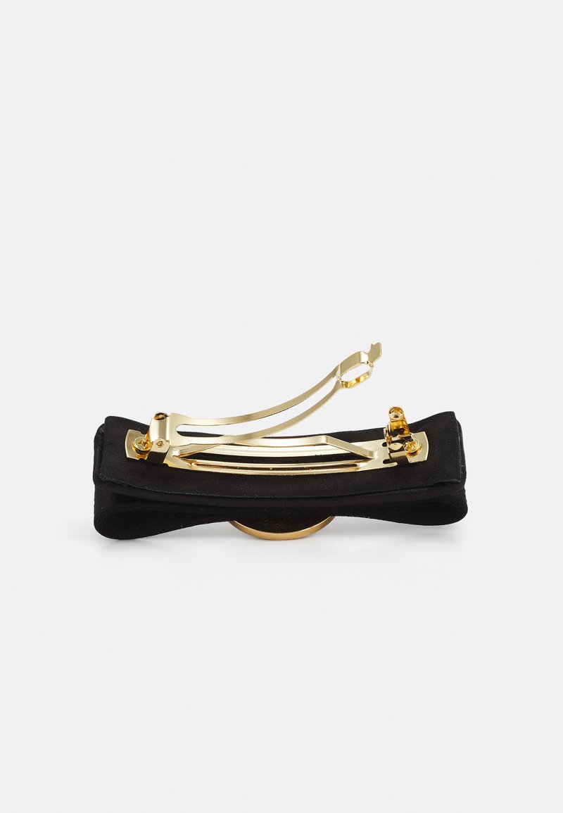 Versace Medusa Hair Clips - Silk - Black/Gold - NWT Versace HAIR CLIP GIANNI RIBBON BOW BIGGIE MEDUSA LEFT  main image 4