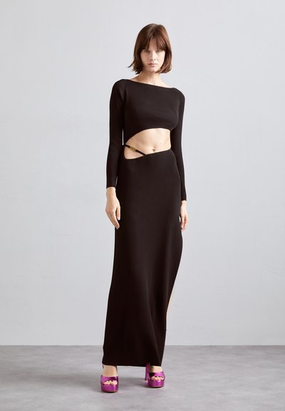 GCDS BLING LONG DRESS - Μάξι φόρεμα - black