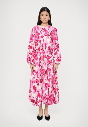 STRUCTURE DOUBLE BUCKLE MIDI DRESS - Denné šaty - pink