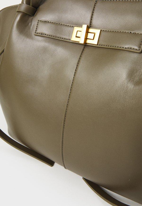 LONG STRAP BAG - Tote bag - deep taupe3