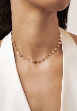 Hey Happiness, LINKED HEART - Necklace - gold-coloured