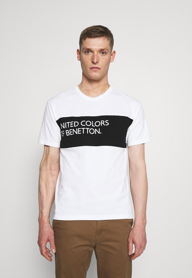 BIG LOGO - Camiseta estampada - white