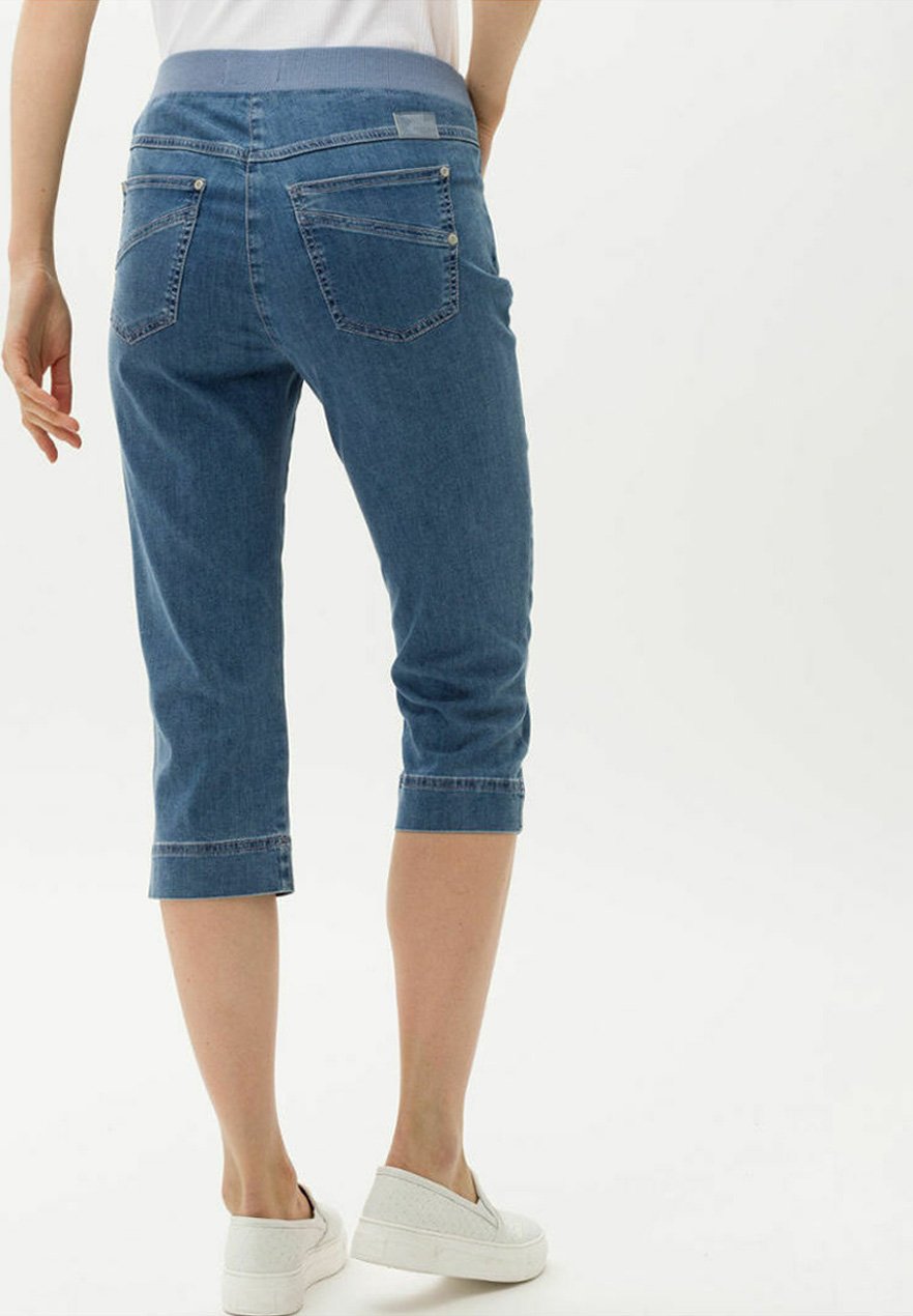 BRAX STYLE PAMONA - Shorts di jeans - bleached/celeste - Zalando.it