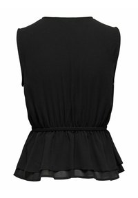 ONLY WICKELEFFEKT SCHÖSSCHEN - Blusa - black