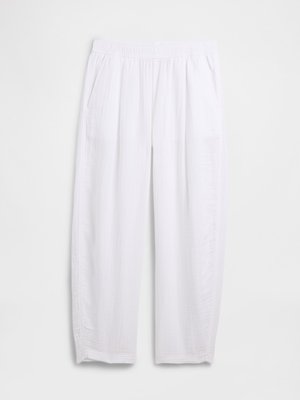GAP BARREL - Pantaloni - optic white