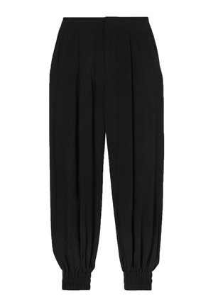 Motivi, PANTALONI CON POLSINI SUL FONDO - Bukser - nero