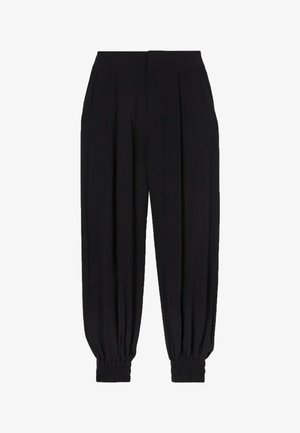 Motivi, PANTALONI CON POLSINI SUL FONDO - Pantalones - nero
