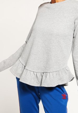 Sweater - mottled light grey