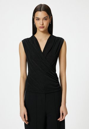 Koton SLEEVELESS DRAPED - Bluse - black