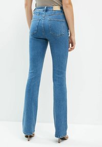 Next COSY BRUSHED  - Džíny Bootcut - mid blue