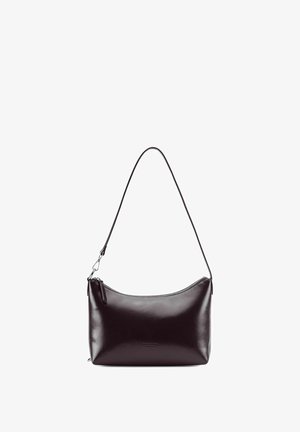 Seidenfelt Handtas - dark chocolate
