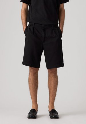 BAGGY PLEATED SHORT - Lühikesed püksid - mineral black auth