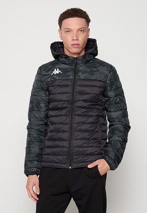 Giacca outdoor - black camouflage
