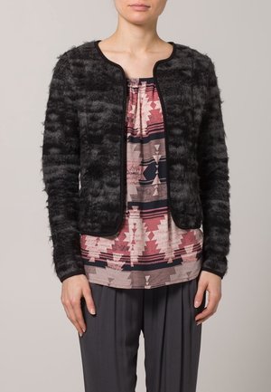 Neuletakki - mottled dark grey