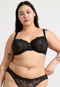 Lindex SKILLA UNPADDED - Podprsenka s kosticemi - black