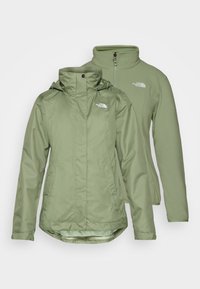 EVOLVE TRICLIMATE JACKET - Waterproof jacket - bark mist/slate moss