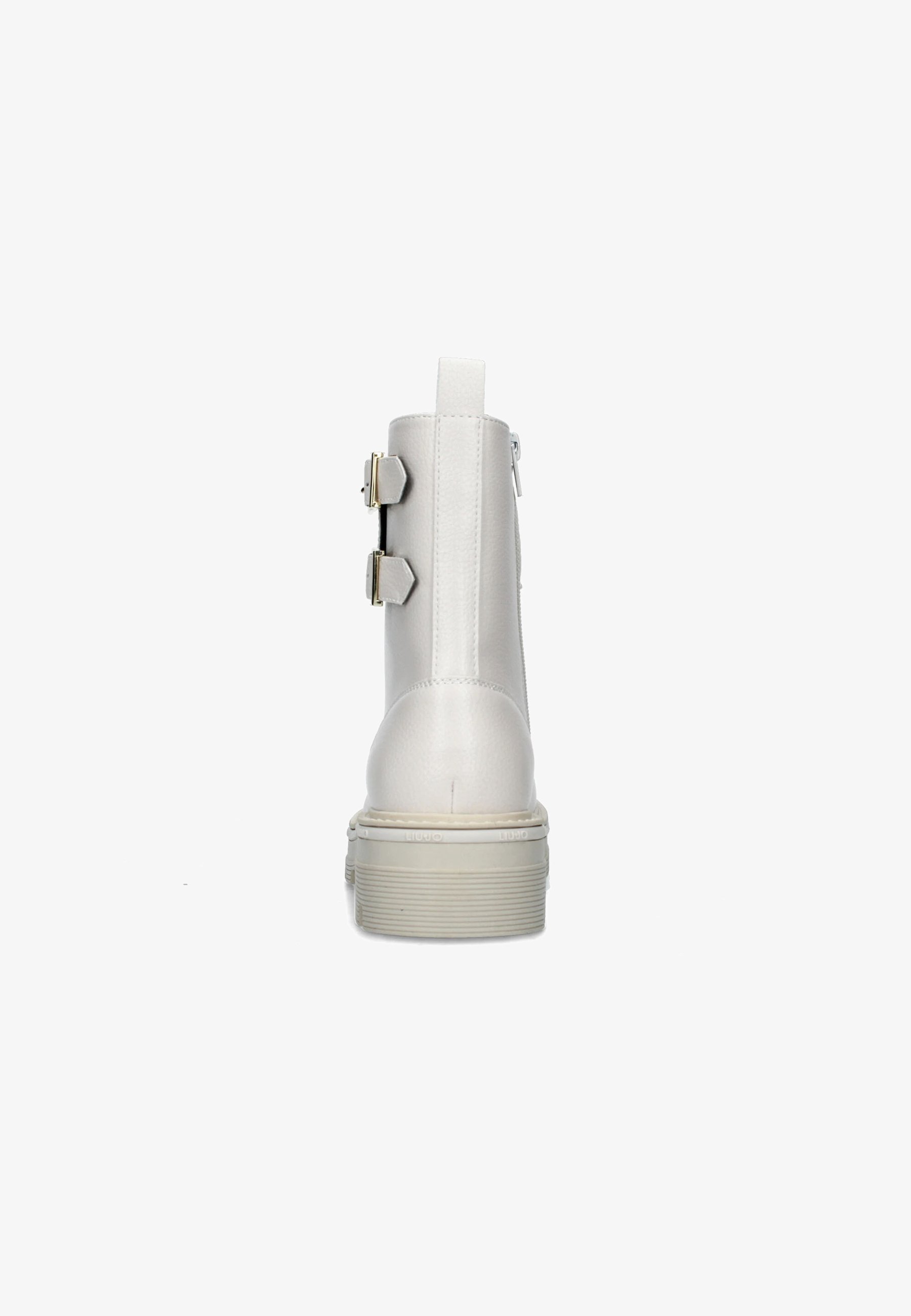 CUSHIONAIRE Stivaletto Chelsea Julie Donna In Pelle Vegana Bianco - Con Cinturino Gioiello E Memory Foam, Tacco 5cm