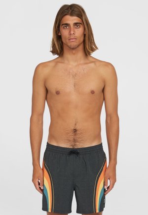 O'RIGINALS LONGBOARD 15" SWIMSHORTS - Zwemshorts - black original stripe