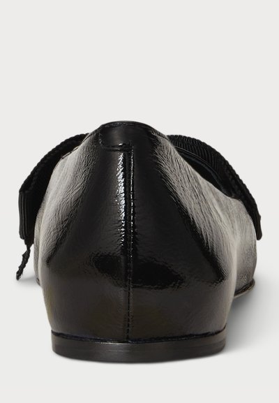 Polo Ralph Lauren PATENT LEATHER LOAFER - Balerinke - black