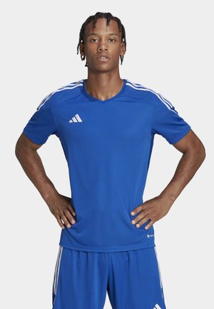 TIRO 23 LEAGUE - Print T-shirt - royal blue   white