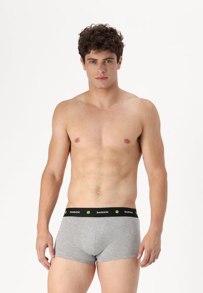 Barrow BOXER 3 PACK - Trunks - nero/white/grey