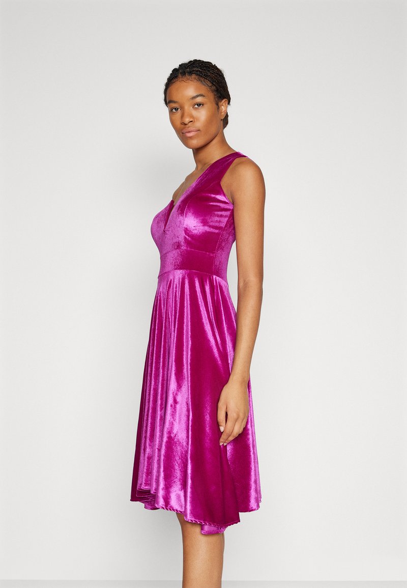 WAL G. GIGI SKATER MIDI - Cocktail φόρεμα / Φόρεμα για πάρτι - plum